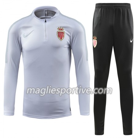 AS Monaco Tute Felpe da Allenamento Bianco 2018/2019